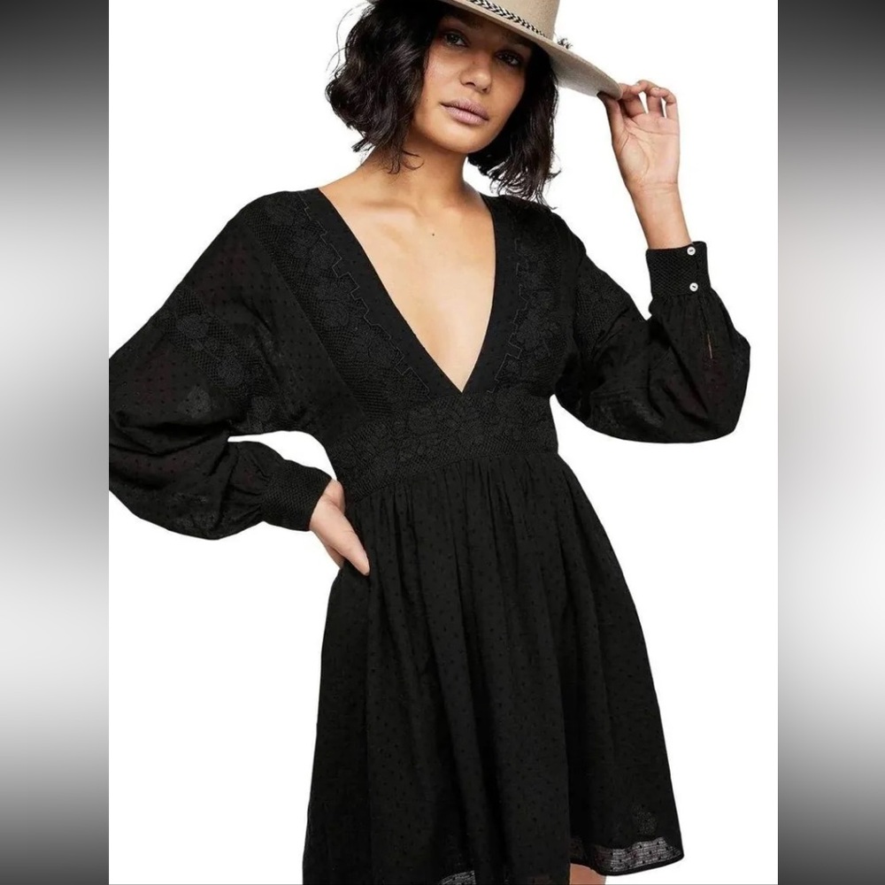 Free People Black Dress